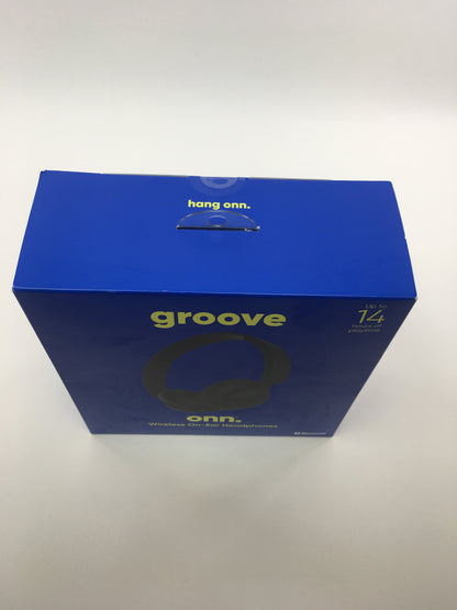 Onn Groove Wireless On-Ear Headphones 2403B AAABLK100002890 Black Bluetooth