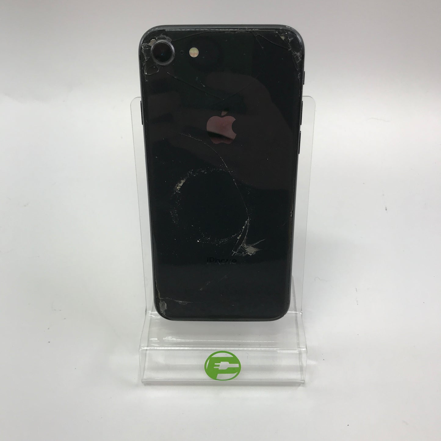Broken Unlocked Apple iPhone 8 64GB  MQ6V2LL/A Cracked Back Parts Only, READ