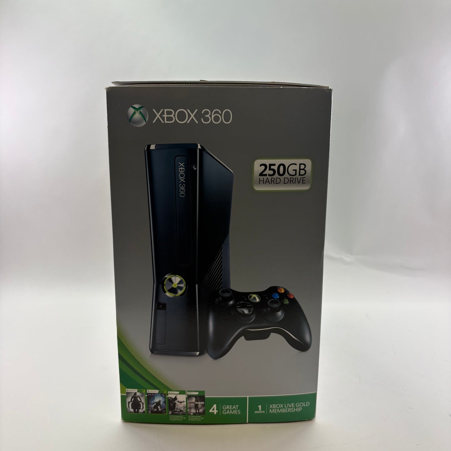 Microsoft Xbox 360 S 250GB Console Gaming System Black 1439
