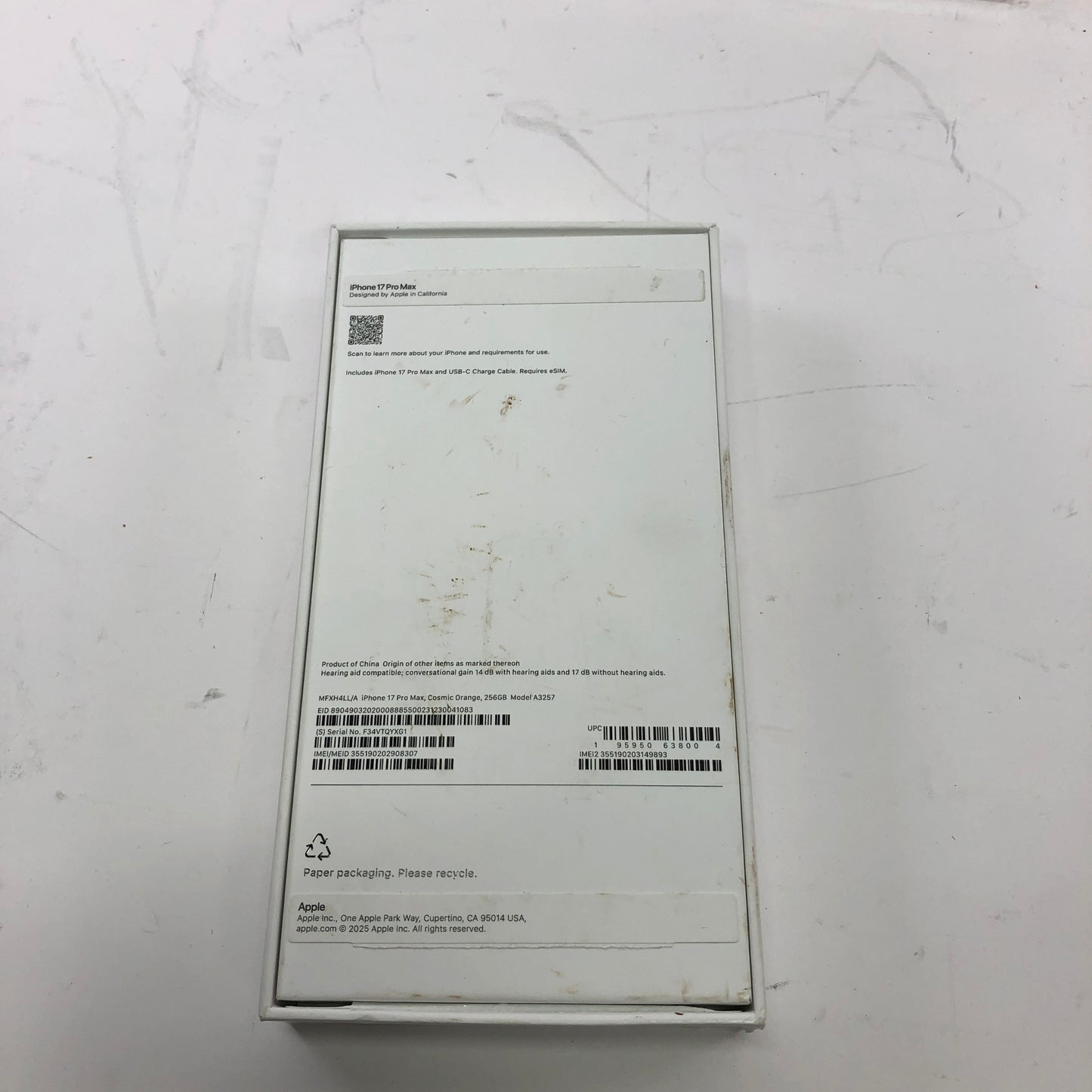 T-Mobile Apple iPhone 17 Pro Max 256GB Cosmic Orange MFXH4LL/A