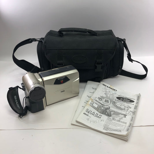 Broken Sharp Viewcam Hi 8 Hi-8 Analog Camcorder VL-AH50 Bad Battery