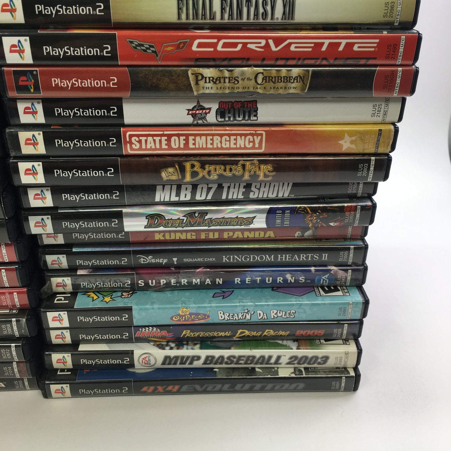 Lot of 79 Sony PlayStation 2 PS2 Games [Call of Duty, Kingdom Hearts and More]