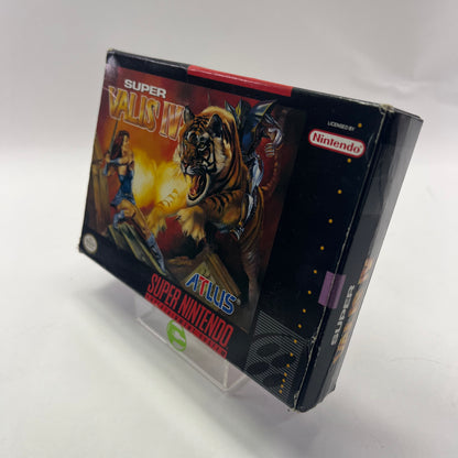 Super Valis IV (Super Nintendo SNES, 1993) Complete In Box CIB
