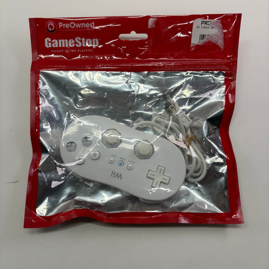 Nintendo Wii Classic Controller White
