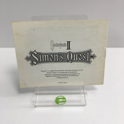 Simon's Quest (Nintendo NES, 1988) Tested Works