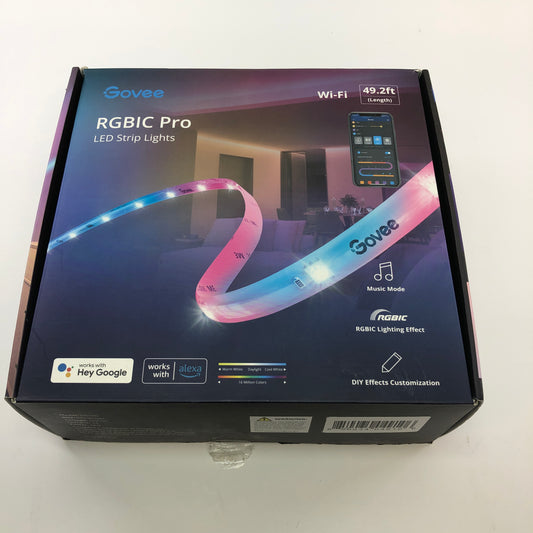 Govee RGBIC Pro LED Strip Lights 49.2 ft. H619D in Original Box