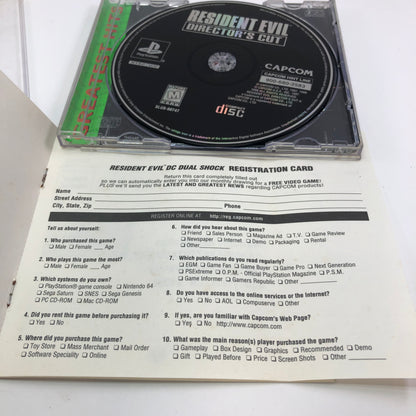 Resident Evil Director's Cut [Greatest Hits] (Sony PlayStation 1 PS1, 1998)