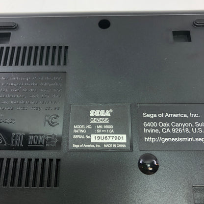 Sega Genesis 16-Bit Video Game Console Black MK-16000 w Controller