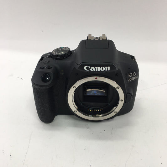 Broken Canon EOS 2000D 24MP Digital SLR DSLR Camera READ