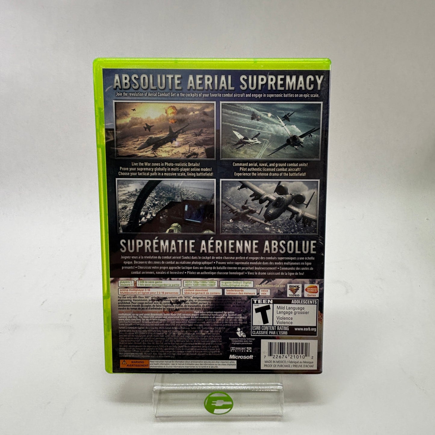 Ace Combat 6 Fires of Liberation (Microsoft Xbox 360, 2007)
