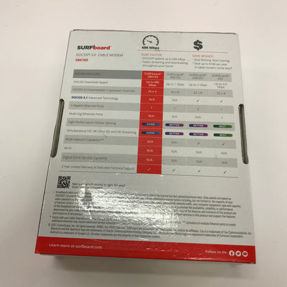 Arris Surfboard DOCSIS 3.0 Cable Modem SB6183