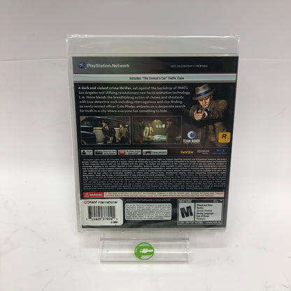 New L.A. Noire (Sony PlayStation 3 PS3, 2011) Factory Sealed