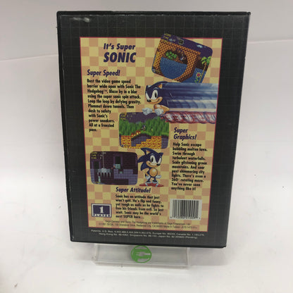 Sonic the Hedgehog (Sega Genesis, 1991) CIB, Not For Resale Label