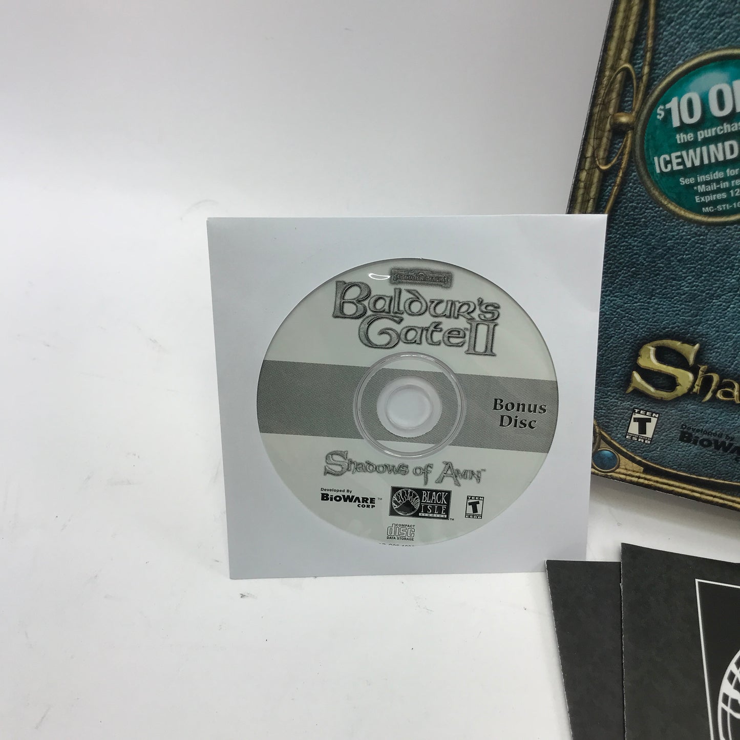 Baldur's Gate II: Shadows of Amn (PC, 2000) Complete in Original Box CIB