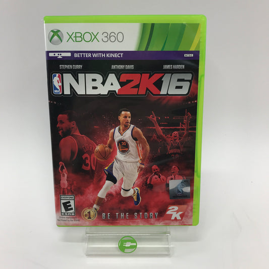NBA 2K16 (Microsoft Xbox 360, 2015) Complete w Original Box and Inserts