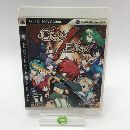 Cross Edge (Sony PlayStation 3 PS3, 2009) Complete in Original Box w Manual, CIB