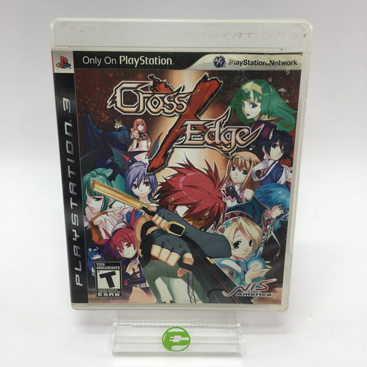 Cross Edge (Sony PlayStation 3 PS3, 2009) Complete in Original Box w Manual, CIB