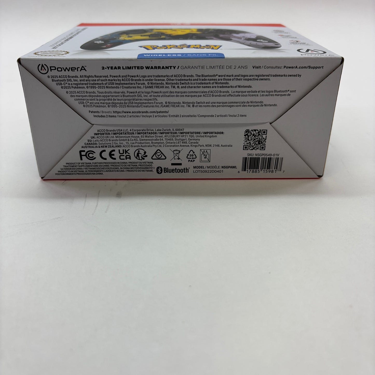 New PowerA Switch 2 NSGPAWL Advantage Wireless Controller