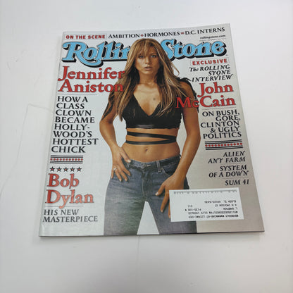 RollingStones Jennifer Aniston September 27, 2001 Magazine ISSUE 878