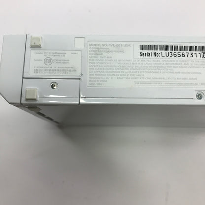 Nintendo Wii Video Game Console RVL-001 White w WiiSports Game CIB