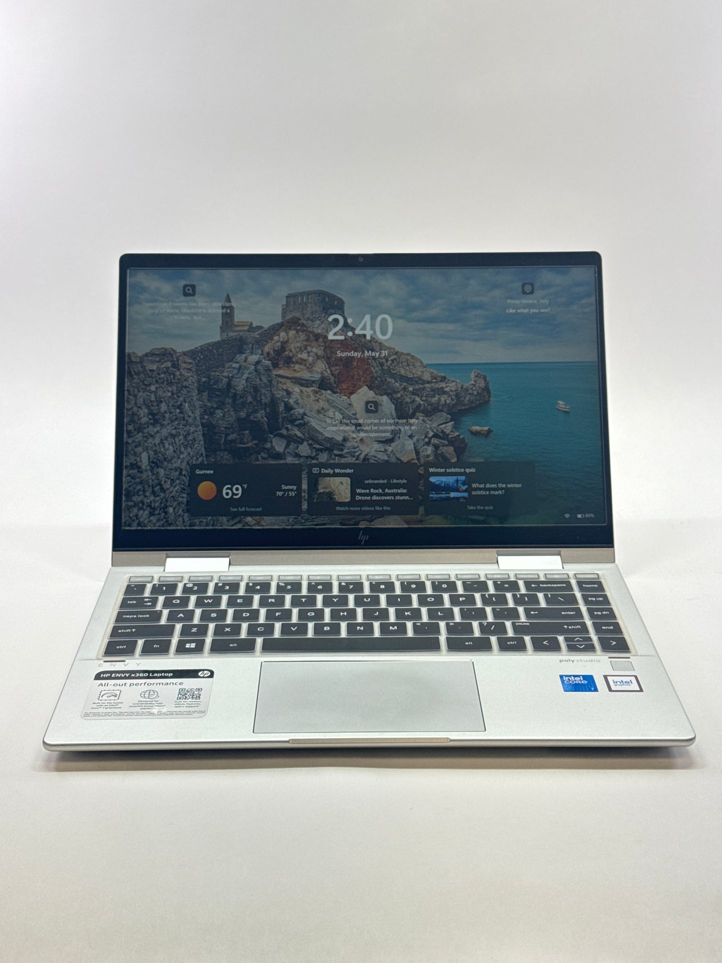 HP Envy x360 2 in 1 Laptop AX211NGW 14" Core 7 150U 1.8GHz 16GB RAM 1TB SSD w/ charger (READ)