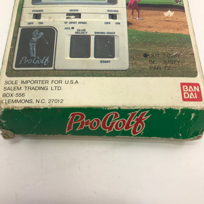 Lsi game Pro Golf Vintage Handheld Bandai Game w Box