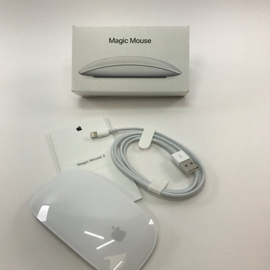 Apple Magic Mouse 2 White w Original Box and Charing Cable