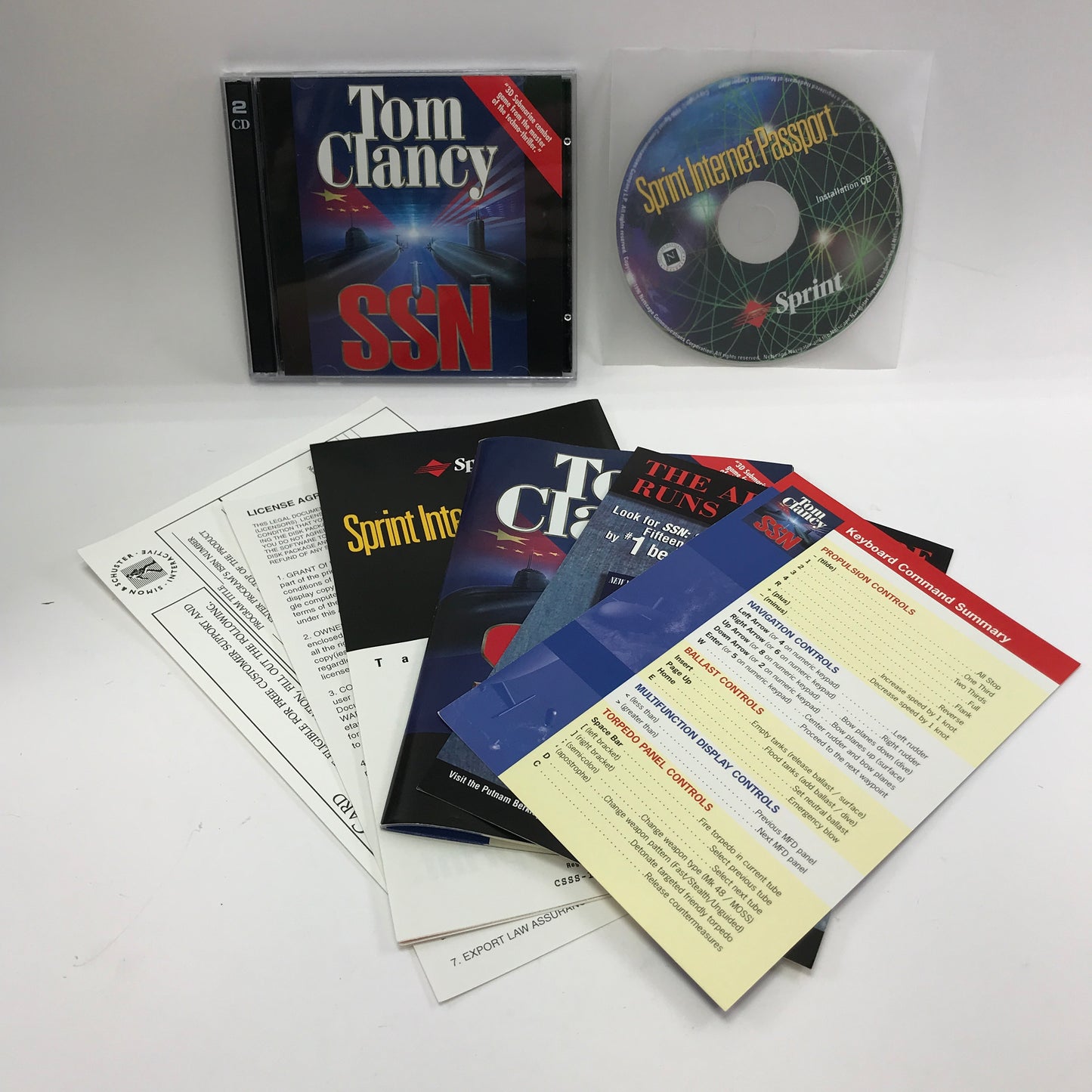 Tom Clancy: SSN (PC, 1996) Minty Disc, No Scratches, CIB