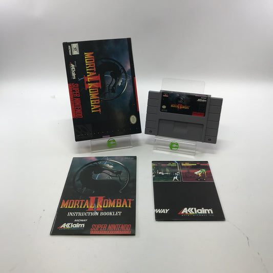 Mortal Kombat II (Super Nintendo SNES, 1994) Tested Works