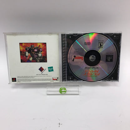 Transformers Beast Wars Transmetals (Sony PlayStation 1 PS1, 2000) CIB