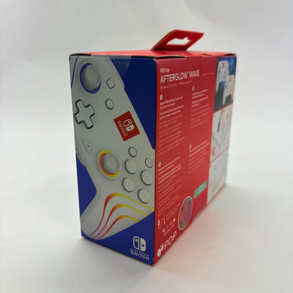 New Nintendo Afterglow Wave Controller 500-252-WH White