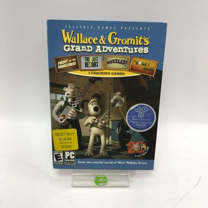 New Wallace & Gromit's Grand Adventures (PC, 2010) Factory Sealed