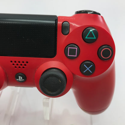Used Lot of 3 Sony PlayStation 4 PS4 Wireless Controllers [Blue, Red, Black]