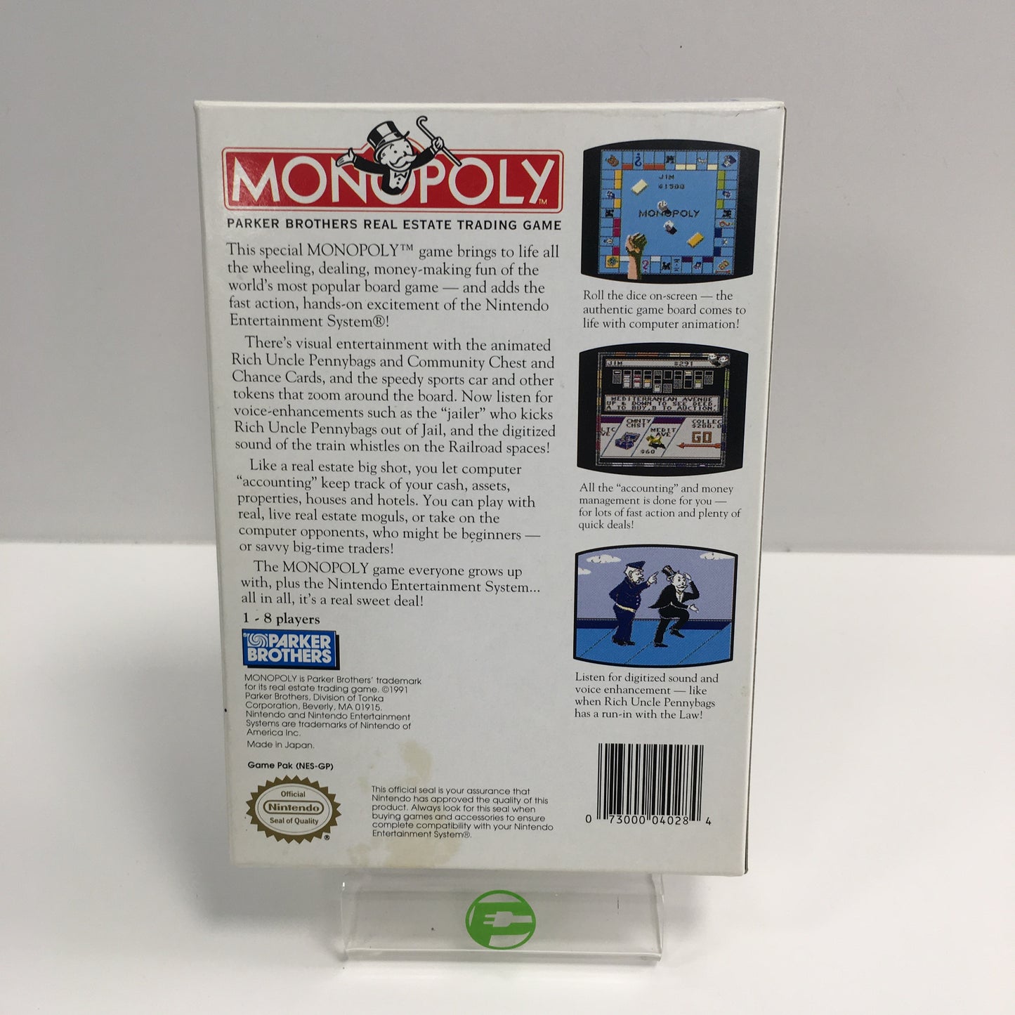 Monopoly (Nintendo NES, Tested Works