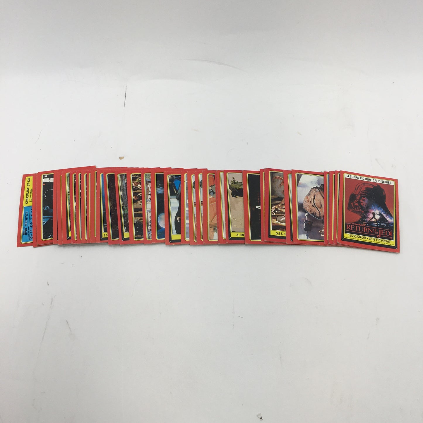 Topps Star Wars: Return of the Jedi Picture Cards Trading Cards, Lot of 44