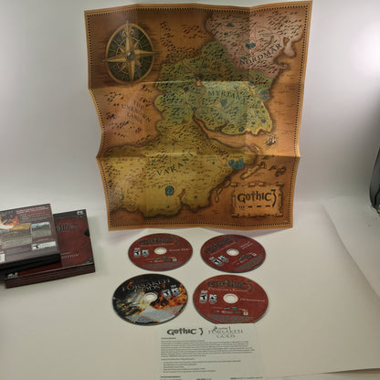 Gothic 3 [Collector's Edition] (PC, 2006) in Original Steel Book w Map