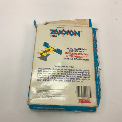 Zaxxon (Mattel Intellivision, 1982) Complete in Original Box, CIB