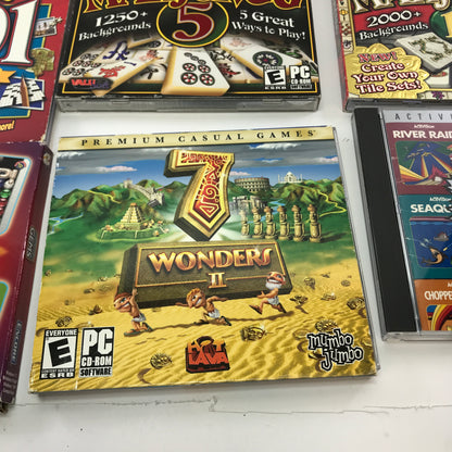 Lot of 9 Find-It, Multi-Game Packs for PC [Luxor, Mahjongg, Atari2600 and More]