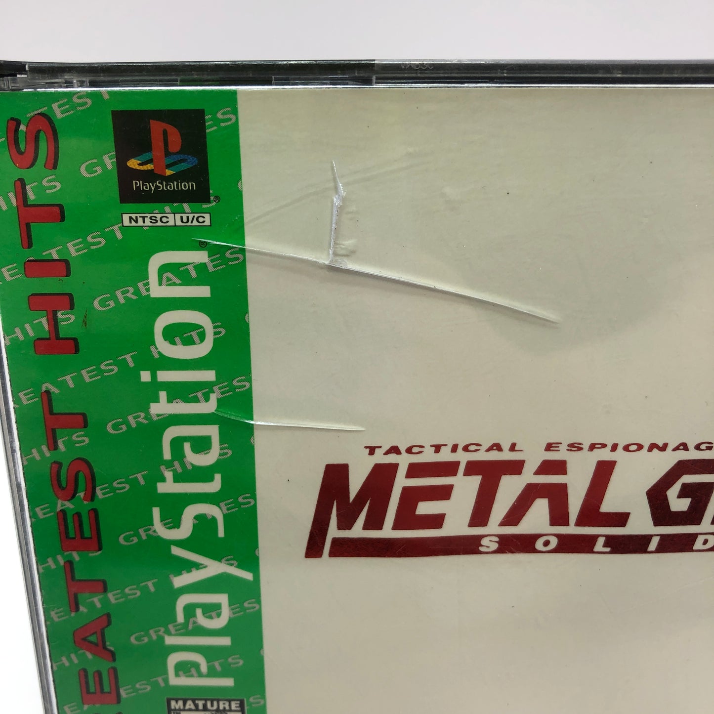 Metal Gear Solid [Greatest Hits] (Sony PlayStation 1 PS1, 1998) CIB