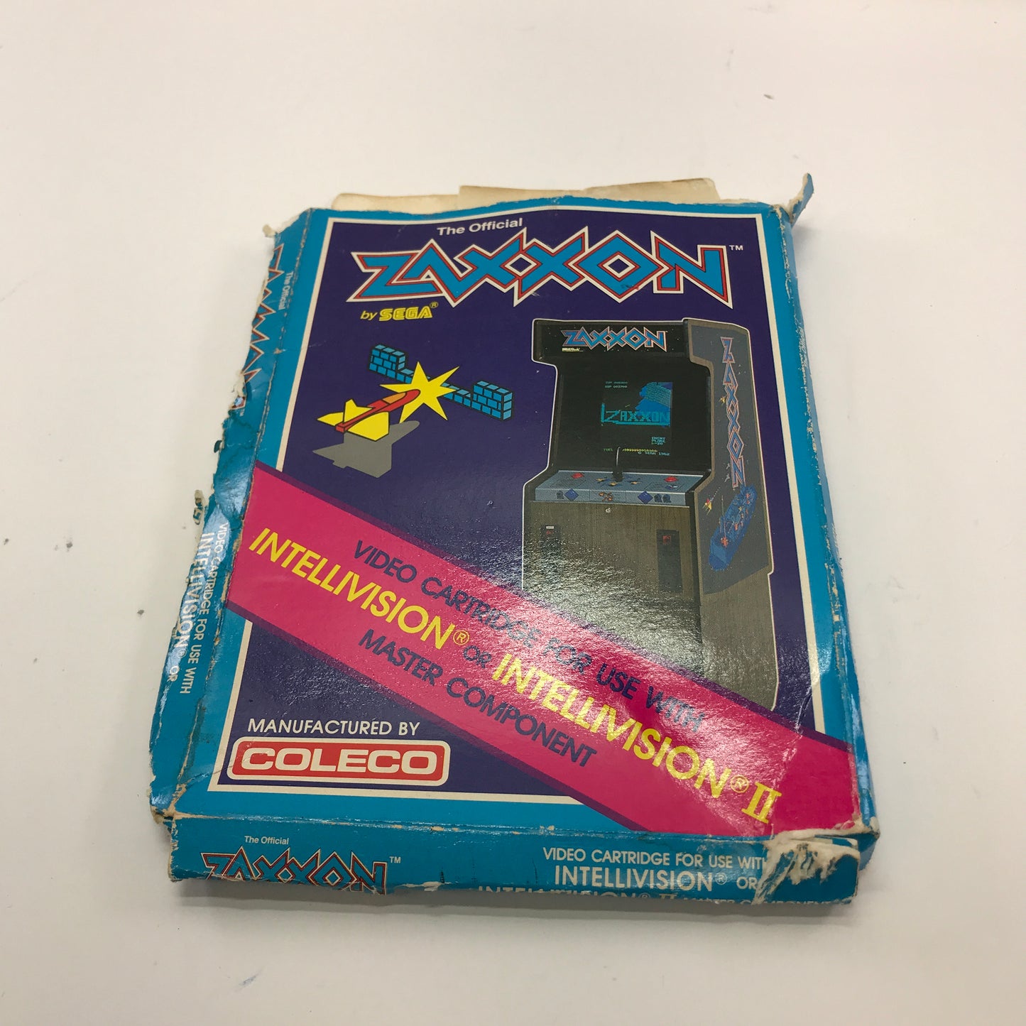 Zaxxon (Mattel Intellivision, 1982) Complete in Original Box, CIB