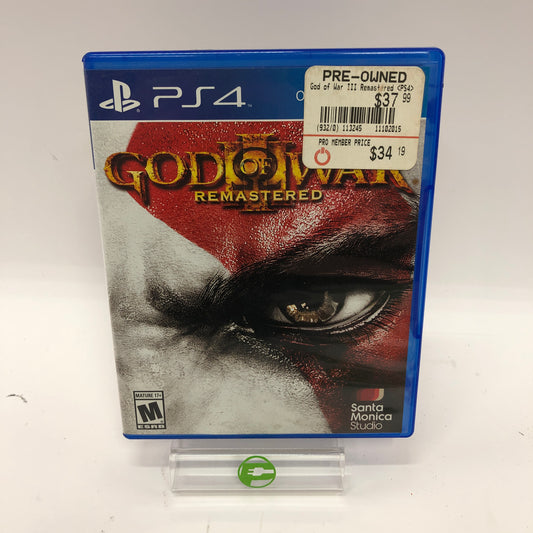 God of War III: Remastered (Sony PlayStation 4 PS4, 2015) CIB