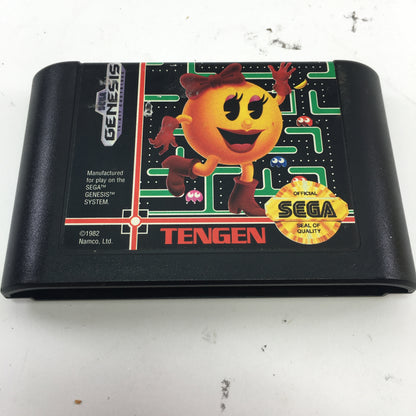 Sega Genesis Video Game Console Black MK-1631 w Controller and 3 Games