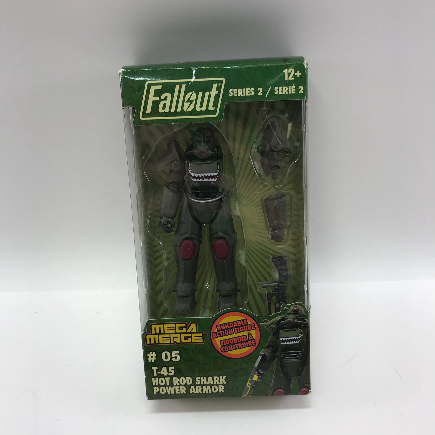  Fallout Mega Merge #05 T-45 Hot rod Shark Power Armor Buildable Action Figure