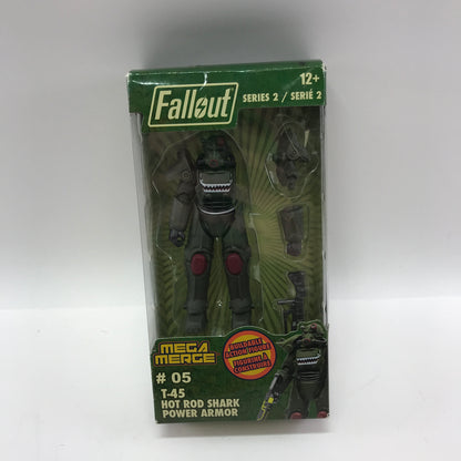  Fallout Mega Merge #05 T-45 Hot rod Shark Power Armor Buildable Action Figure