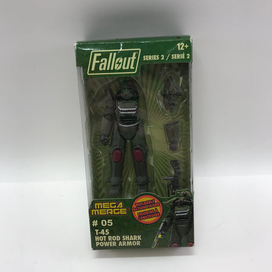  Fallout Mega Merge #05 T-45 Hot rod Shark Power Armor Buildable Action Figure