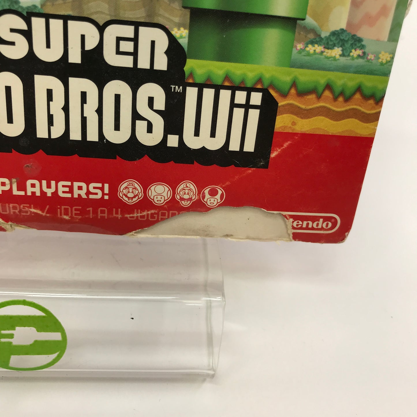 New Super Mario Bros. Wii (Nintendo Wii, 2009) Cardboard Sleeve