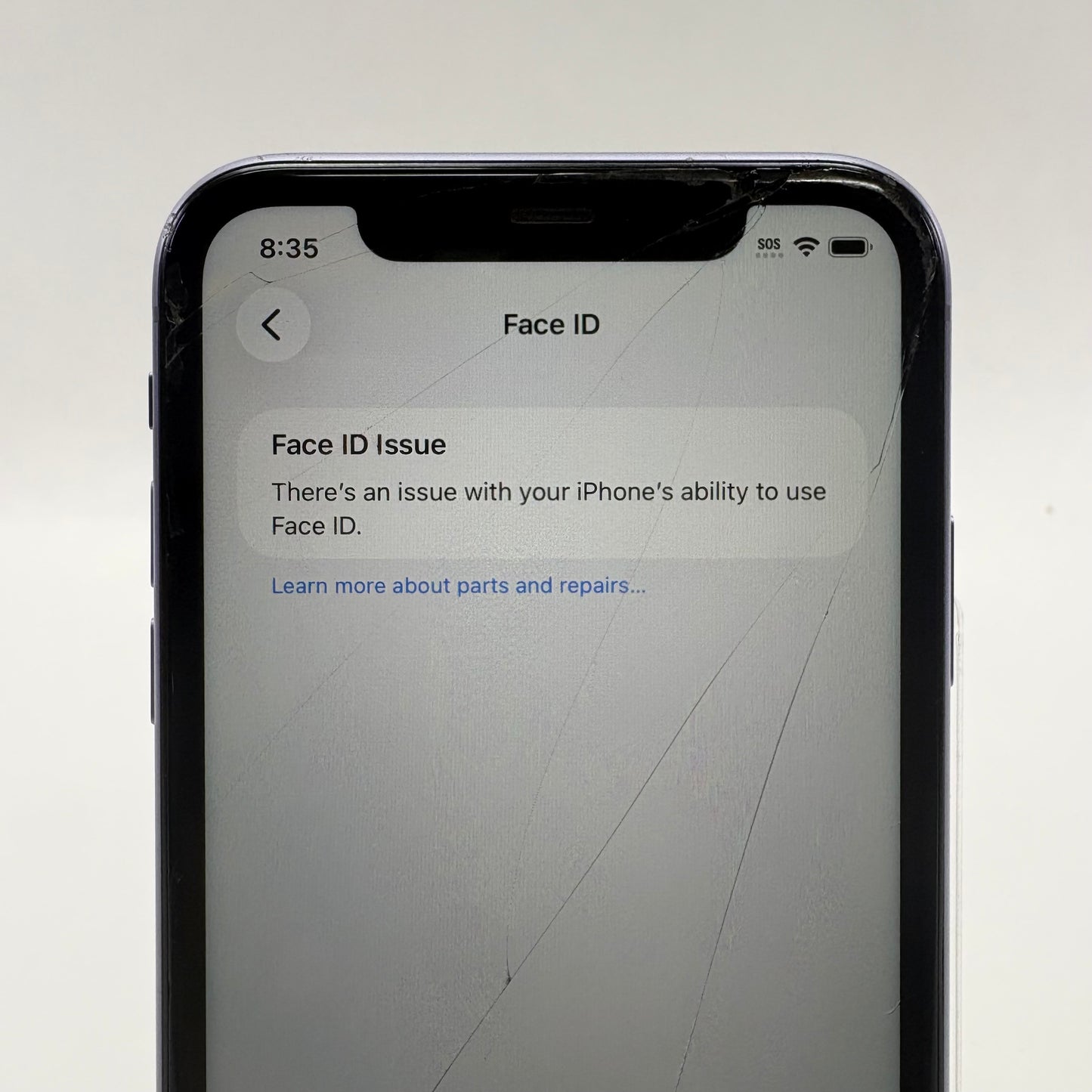 Broken T-Mobile Apple iPhone 11 64GB MWK52LL/A Read Description