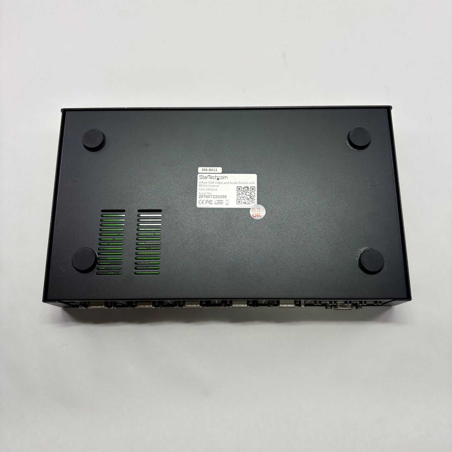 StarTech.com 4 Port VGA Video and Audio Switch w Control RS-232