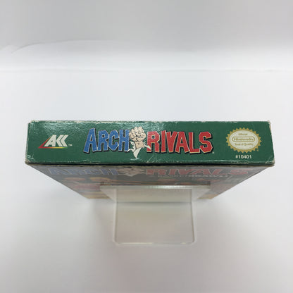 Arch Rivals (Nintendo NES, 1990) Tested CIB Original Box and Rare Poster