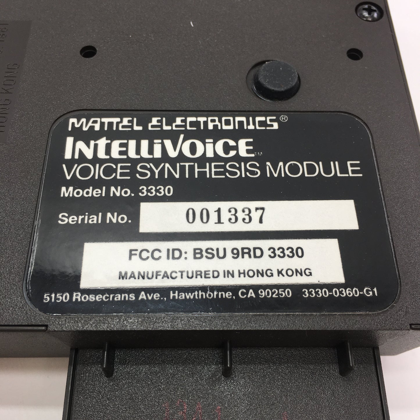 Intellivision Intellivoice Voice Synthesis Module w/ Original Box 